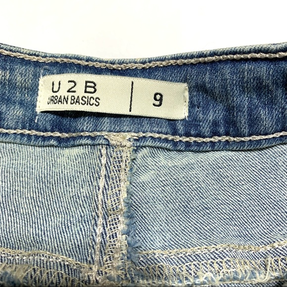 U2B Urban Basics Denim Jean Short - size 9 - Picture 5 of 8